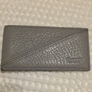 Hammitt Textured Gray Leather Card Holder